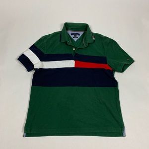 Tommy Hilfiger Green Polo Shirt L